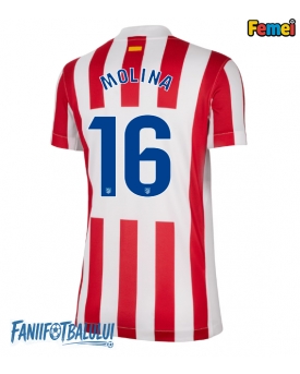 Atletico Madrid Nahuel Molina #16 Tricou Fotbal Replică 2025-26 Femei Acasa